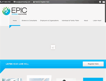 Tablet Screenshot of epichearing.com